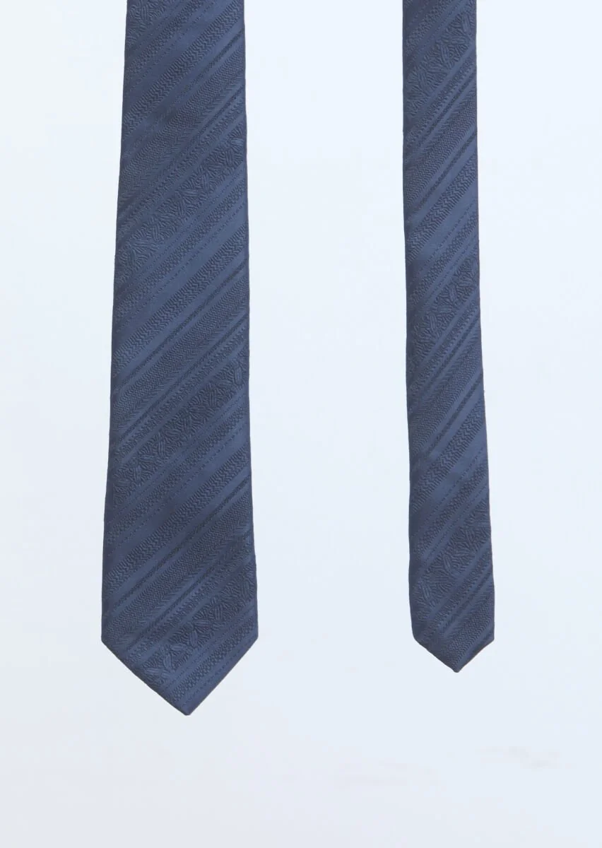 Navy Blue Tie - 1