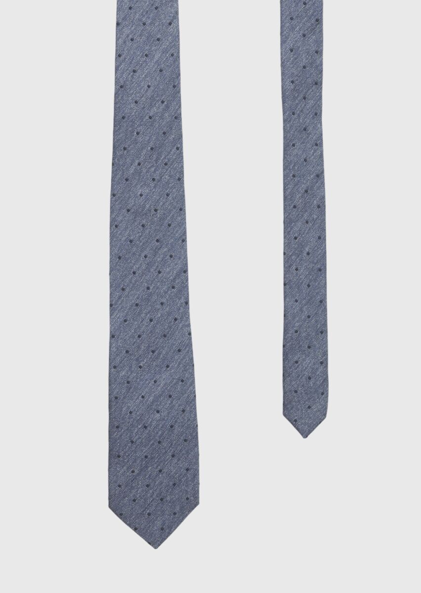 Navy Blue Tie - 1