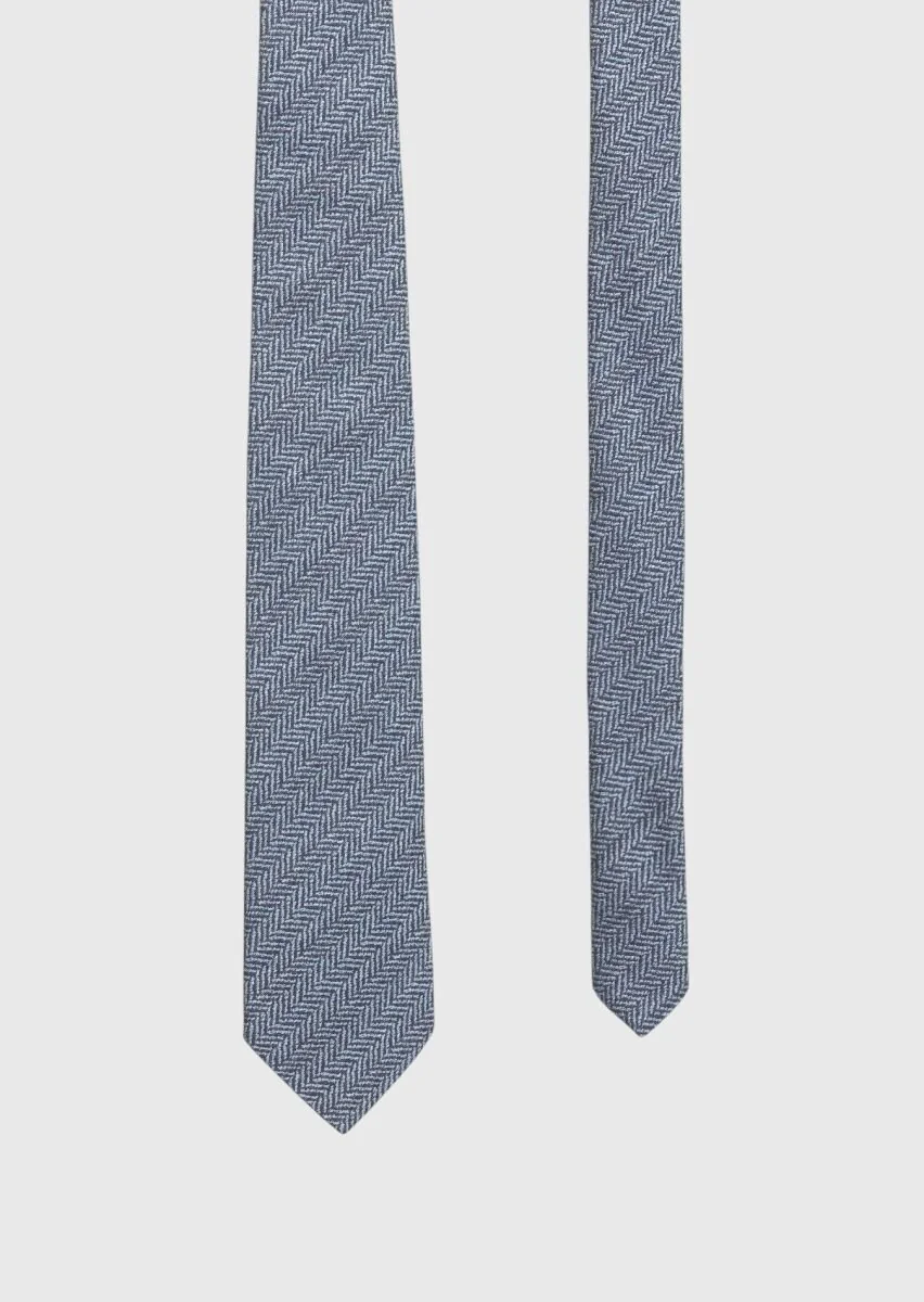 Navy Blue Tie - 1