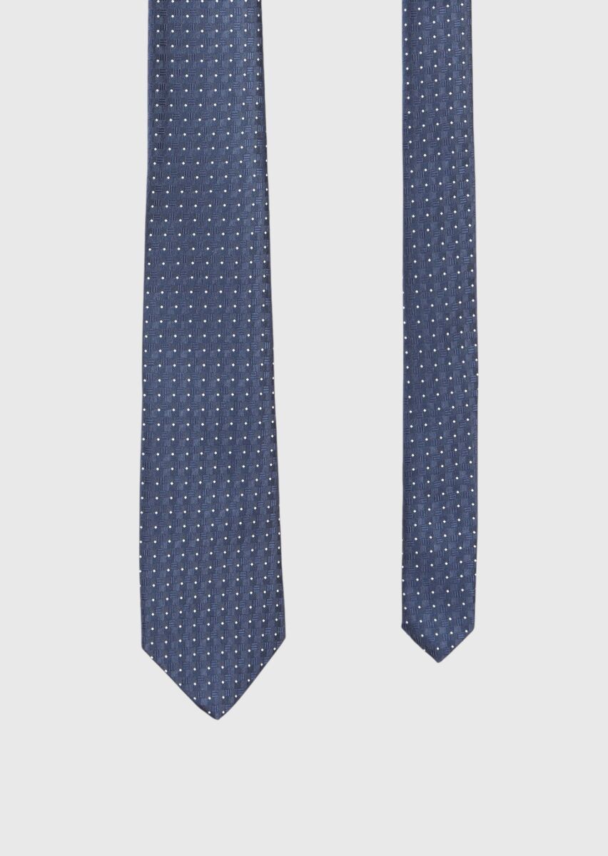 Navy Blue Tie - 1