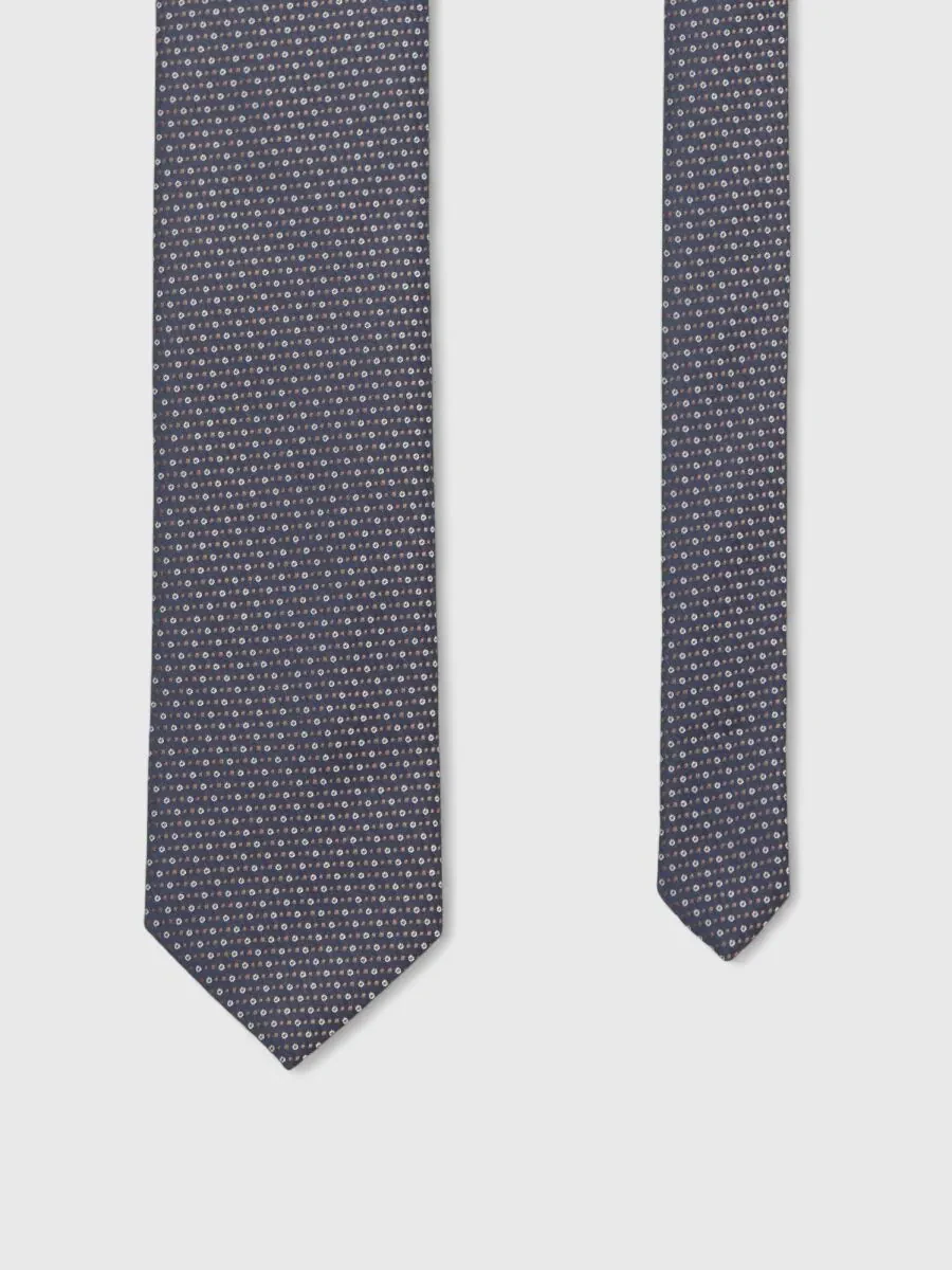 Navy Blue Tie - 1