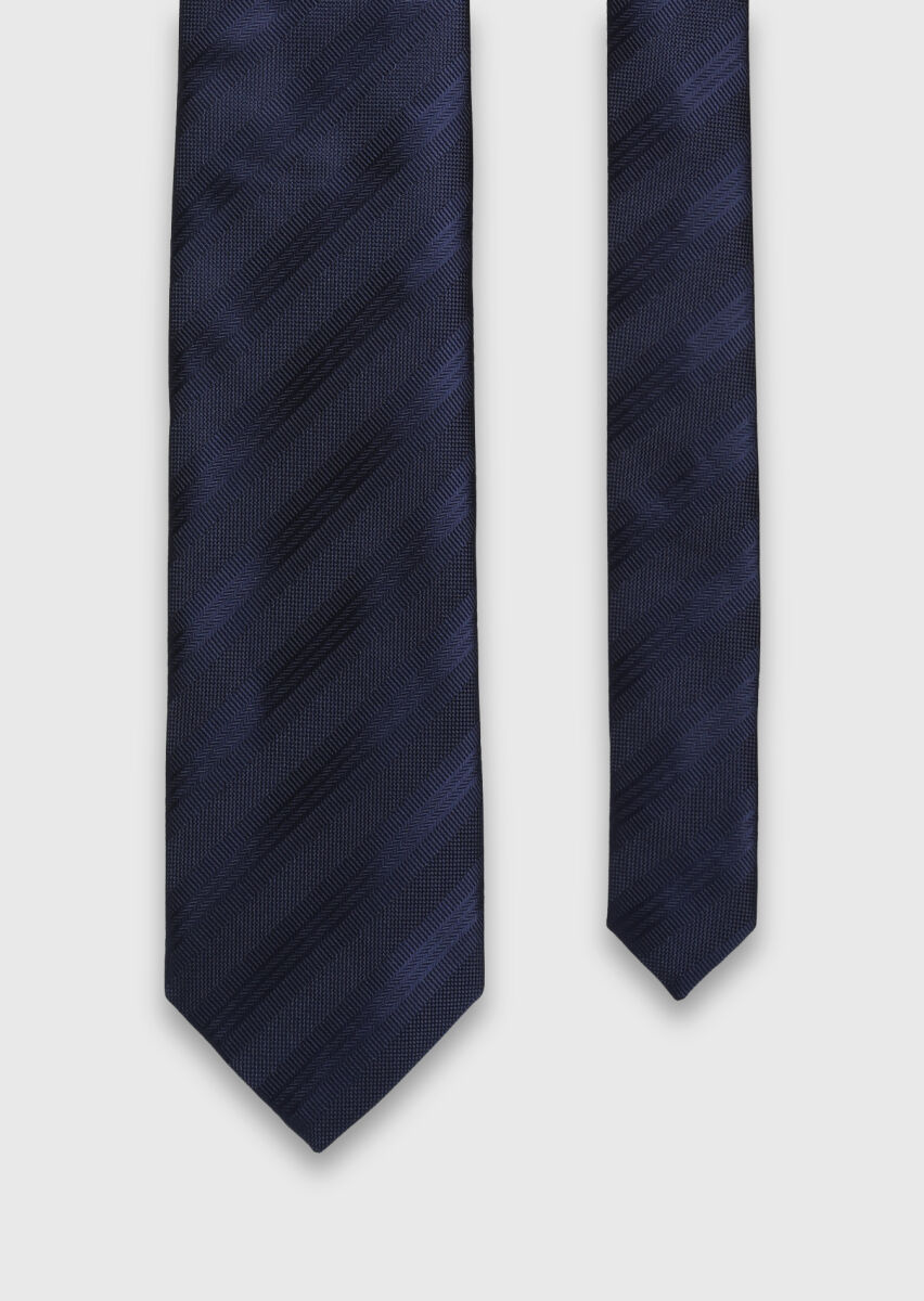 Navy Blue Tie - 1