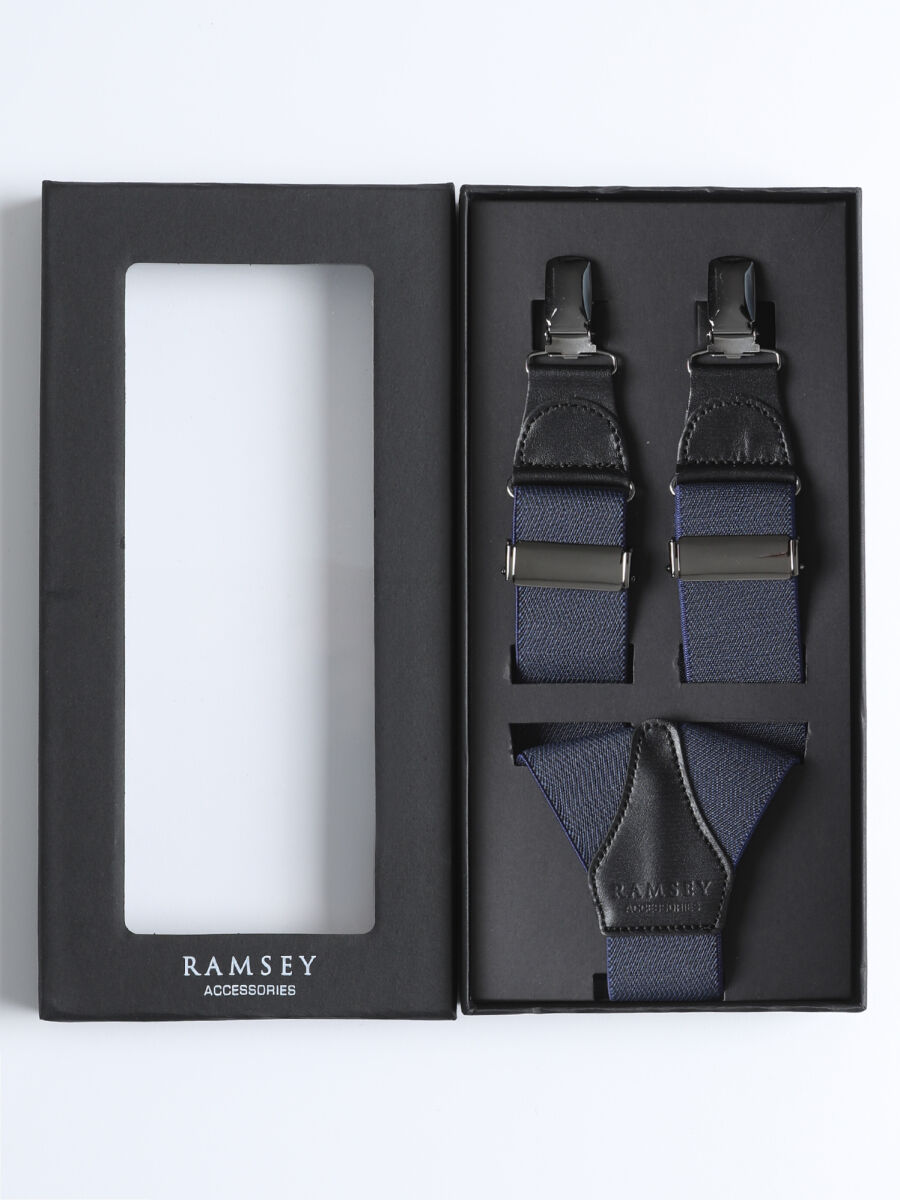 Navy Blue Trosers Hanger - 1