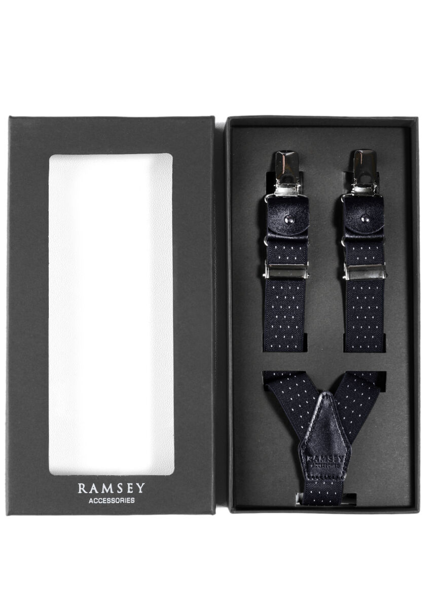 Navy Blue Trosers Hanger - 1
