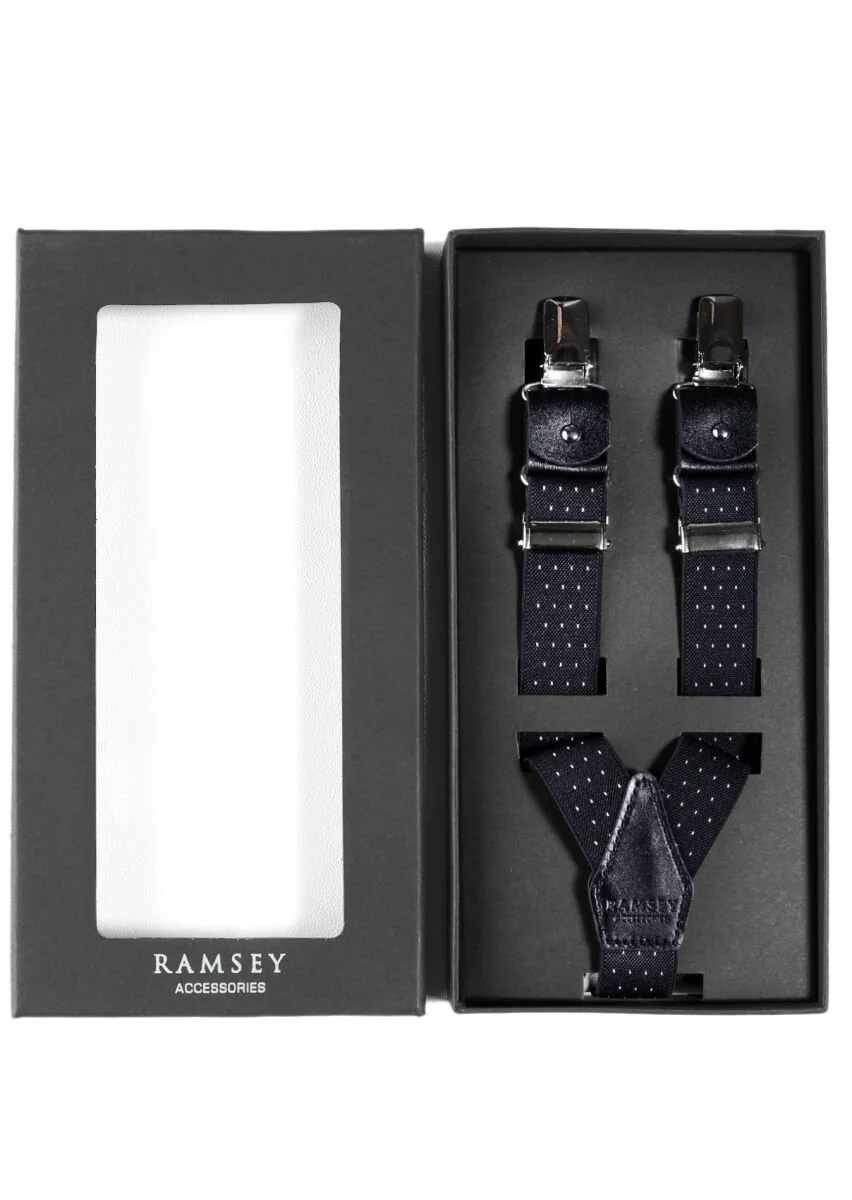 Navy Blue Trosers Hanger - 1