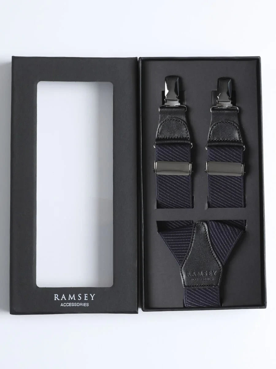 Navy Blue Trosers Hanger - 1