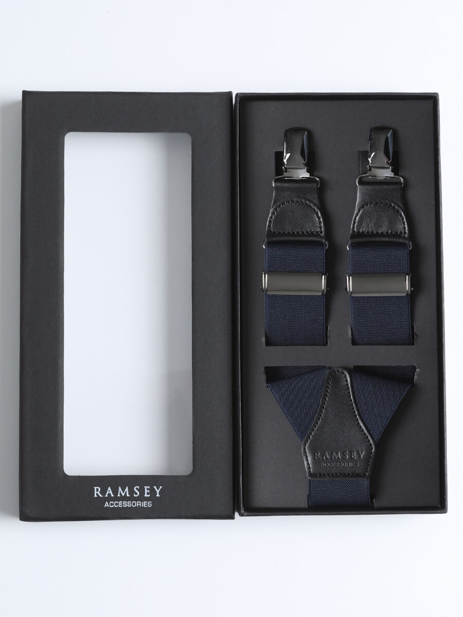 Navy Blue Trosers Hanger - 1