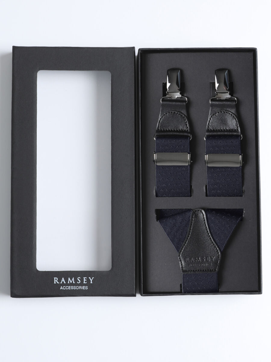 Navy Blue Trosers Hanger - 1