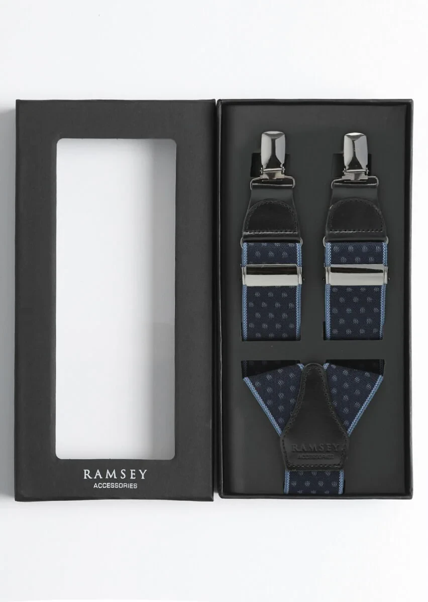 Navy Blue Trosers Hanger - 1
