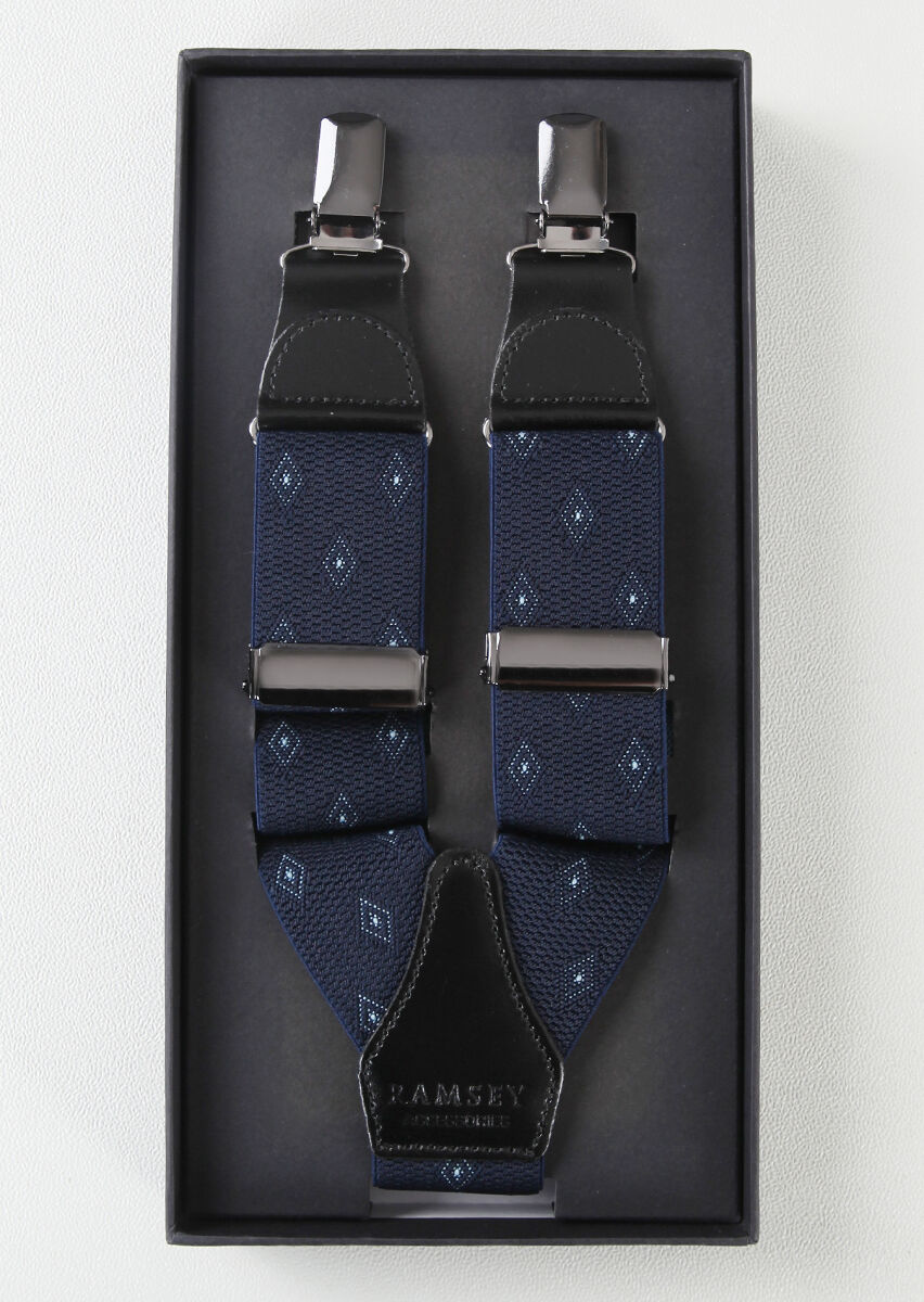 Navy Blue Trosers Hanger - 1