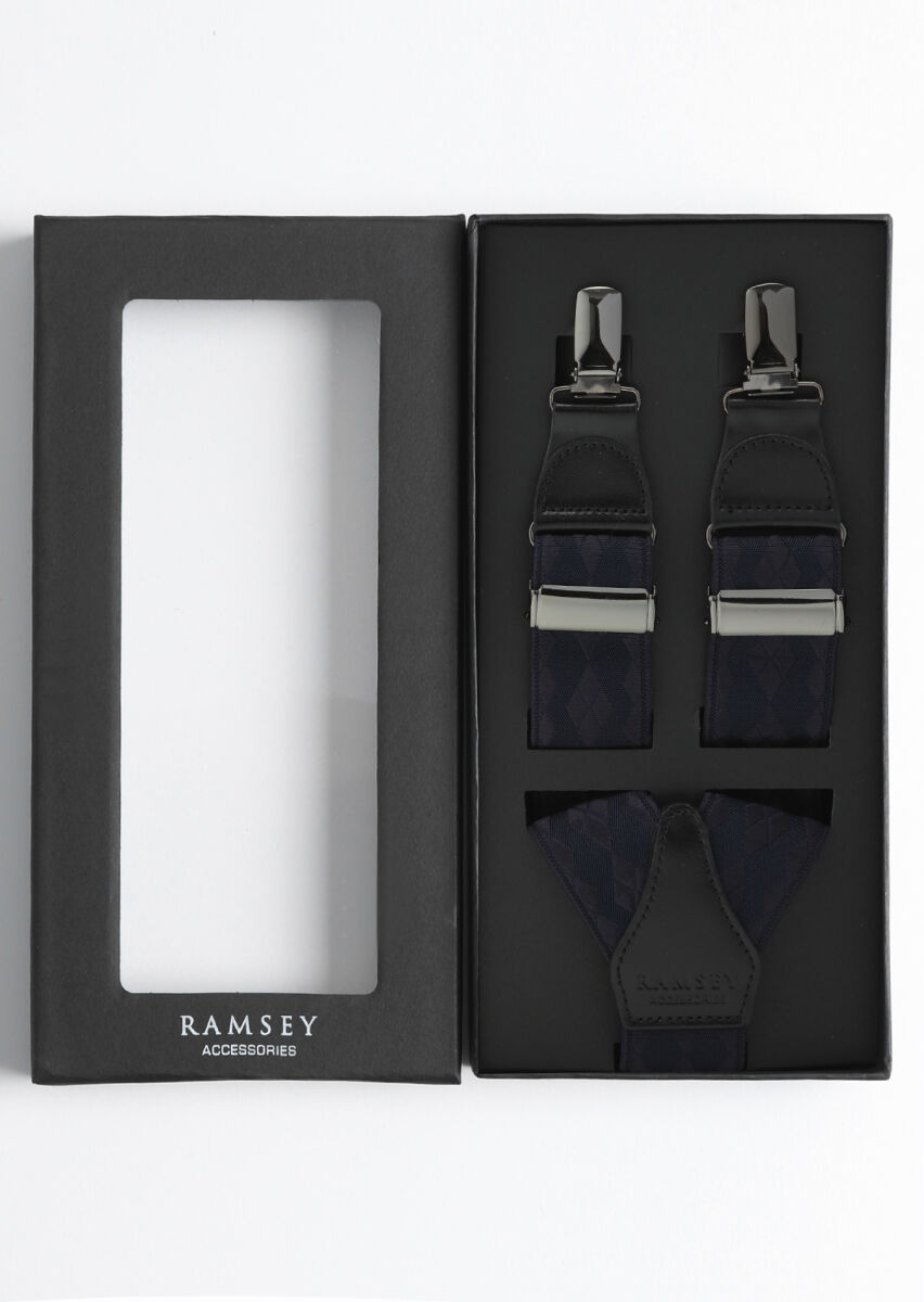 Navy Blue Trosers Hanger - 1