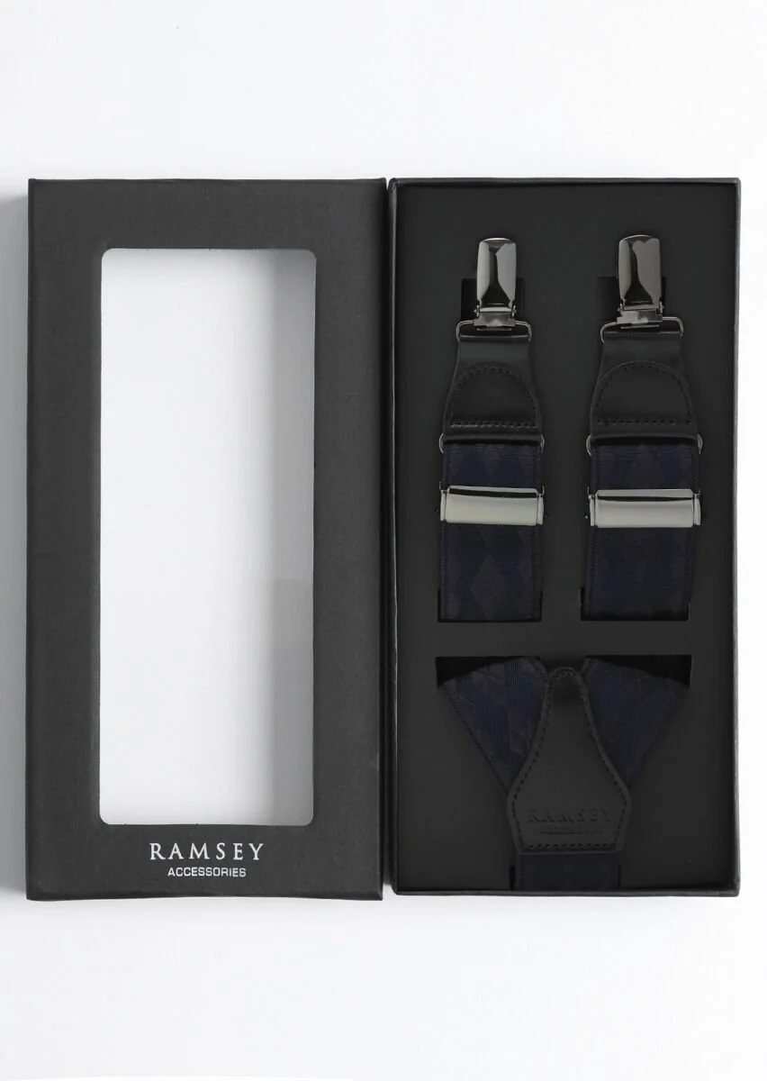 Navy Blue Trosers Hanger - 1