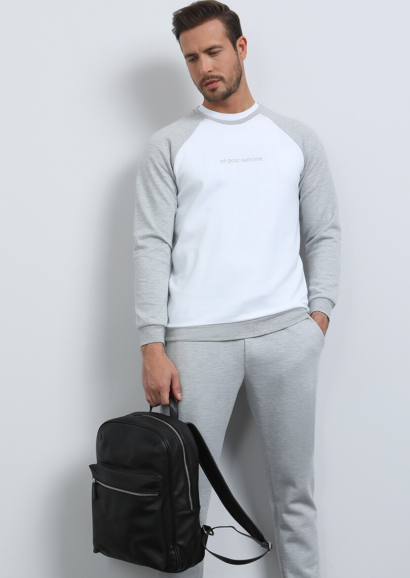 Off White Printed Sweatshirt - 3