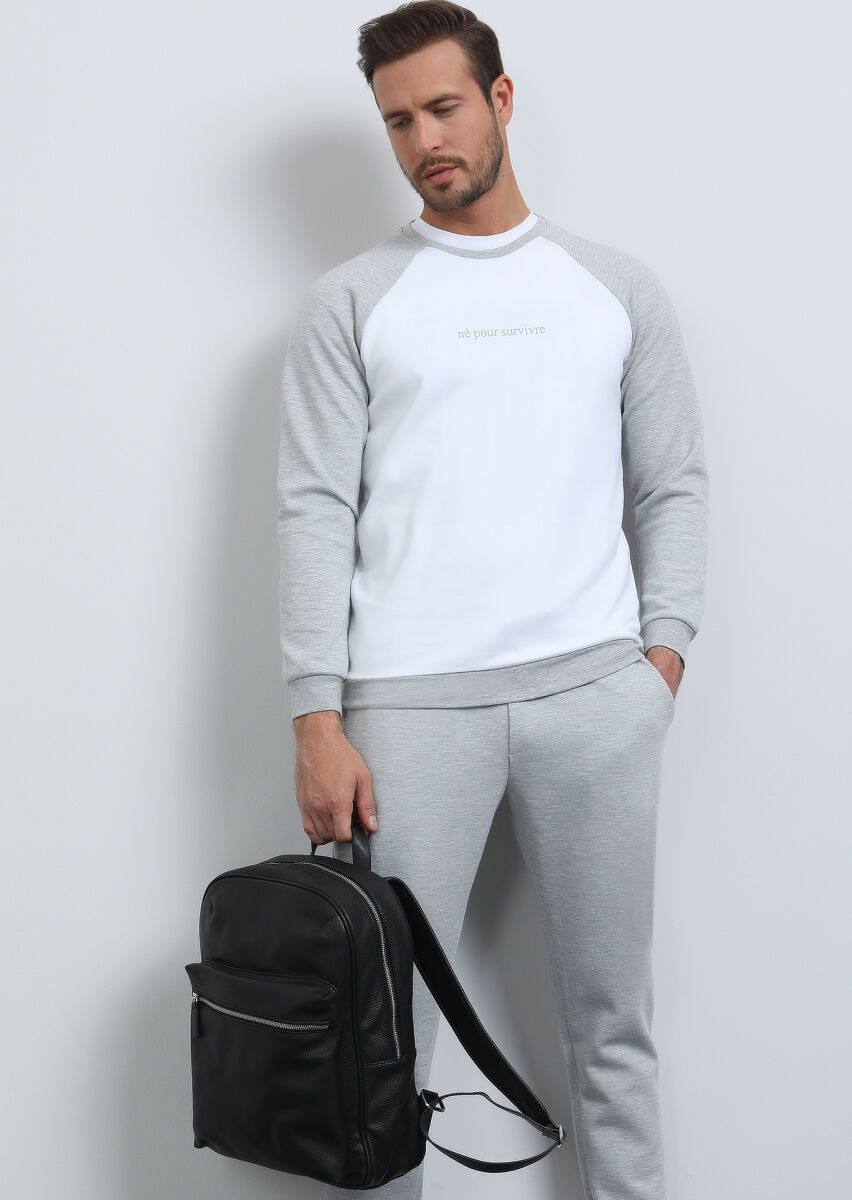 Off White Printed Sweatshirt - 3