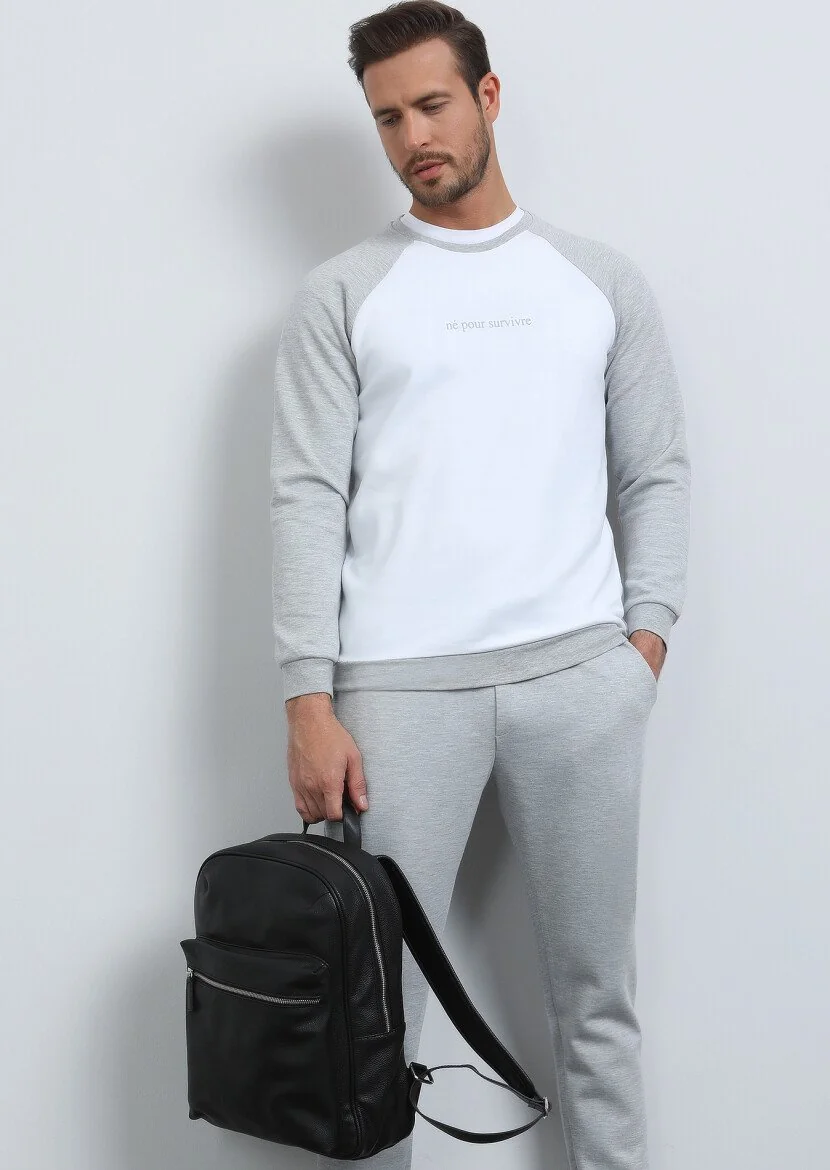 Off White Printed Sweatshirt - 3