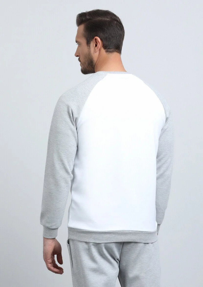 Off White Printed Sweatshirt - 5