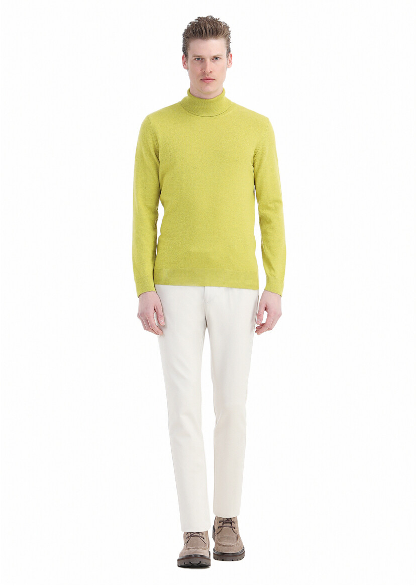 Oil Green Knitwear Sweatshirt 