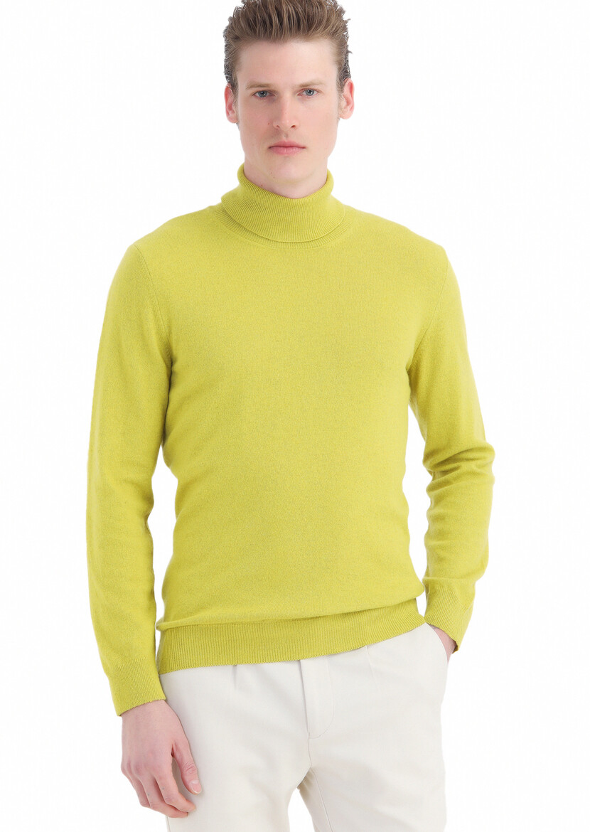 Oil Green Knitwear Sweatshirt 