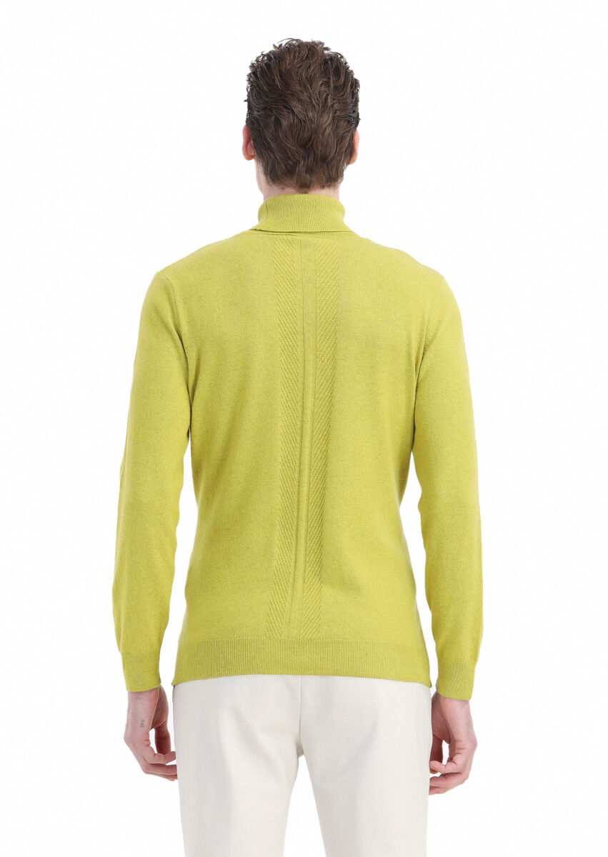 Oil Green Knitwear Sweatshirt - 5