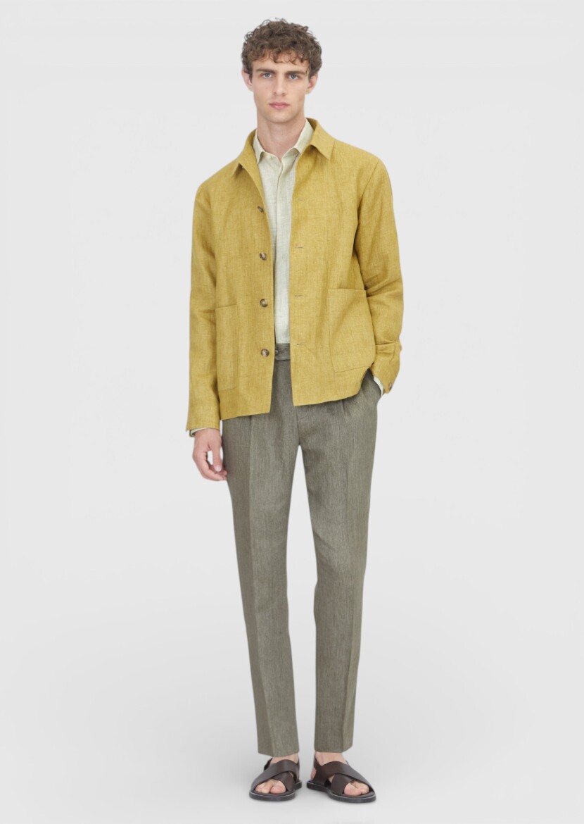 Oil Green Shirt Jacket - 2