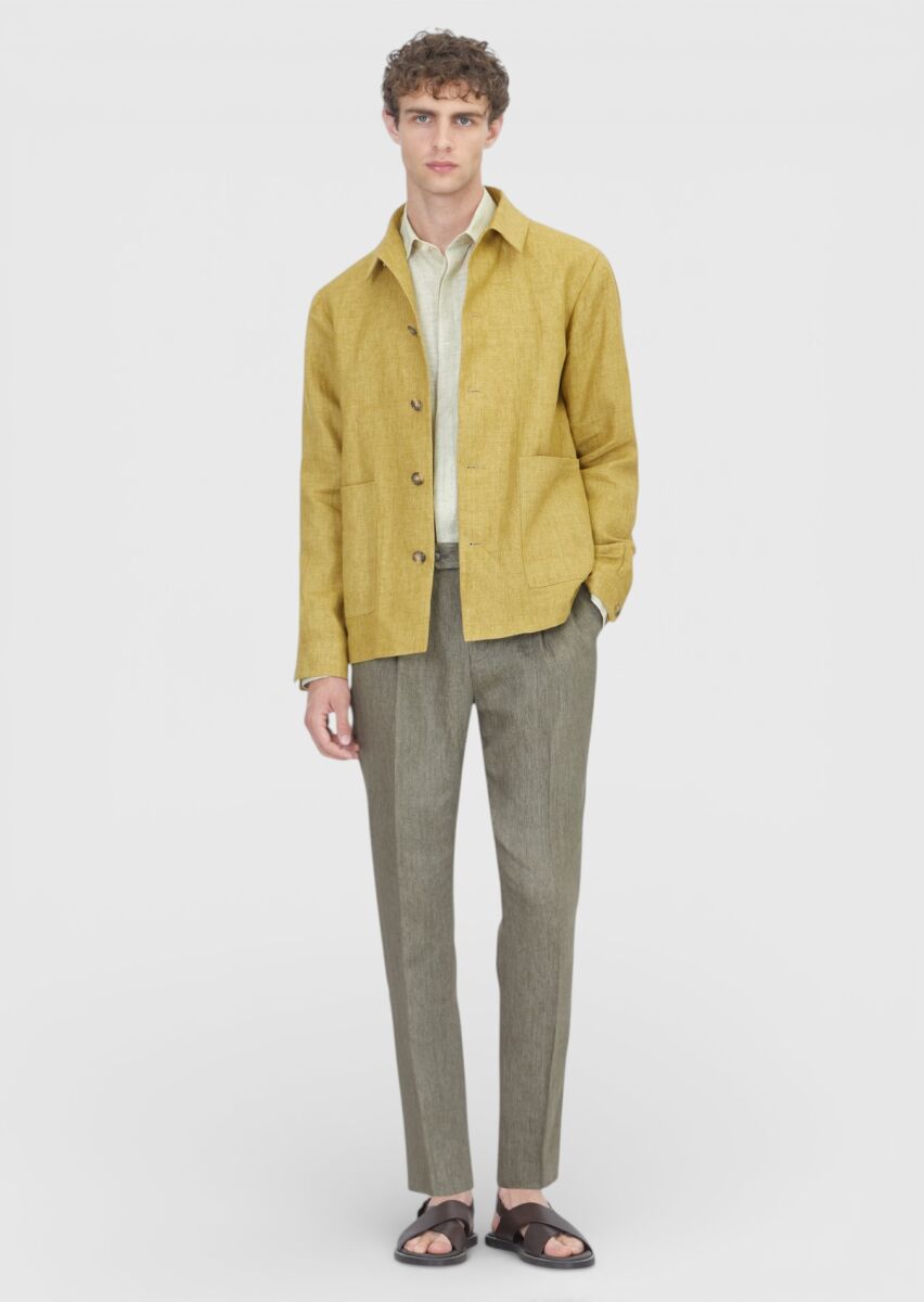 Oil Green Shirt Jacket - 2