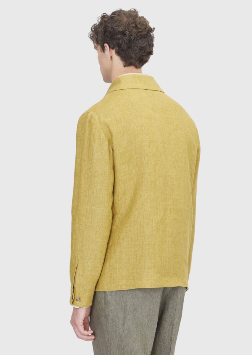 Oil Green Shirt Jacket - 5