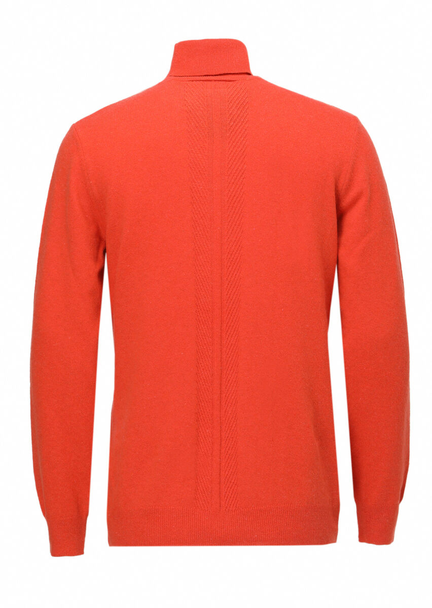 Orange Knitwear Sweatshirt - 7