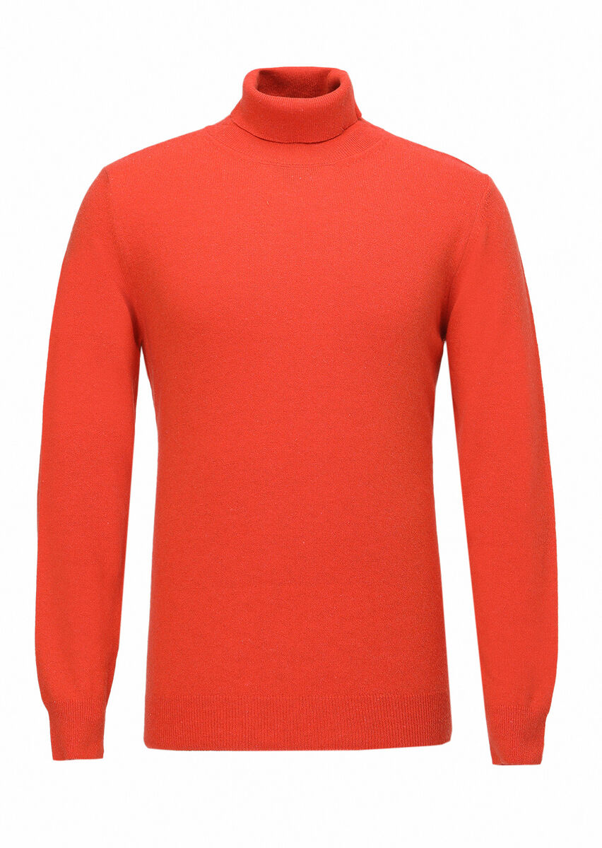 Orange Knitwear Sweatshirt - 7