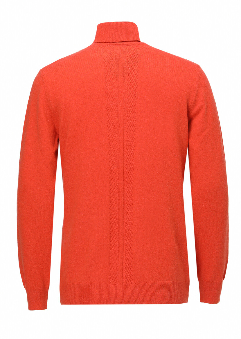 Orange Knitwear Sweatshirt - 8