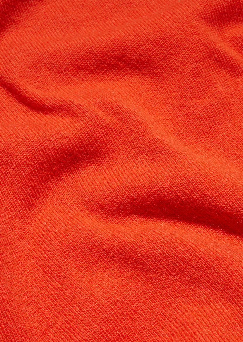 Orange Knitwear Sweatshirt - 9