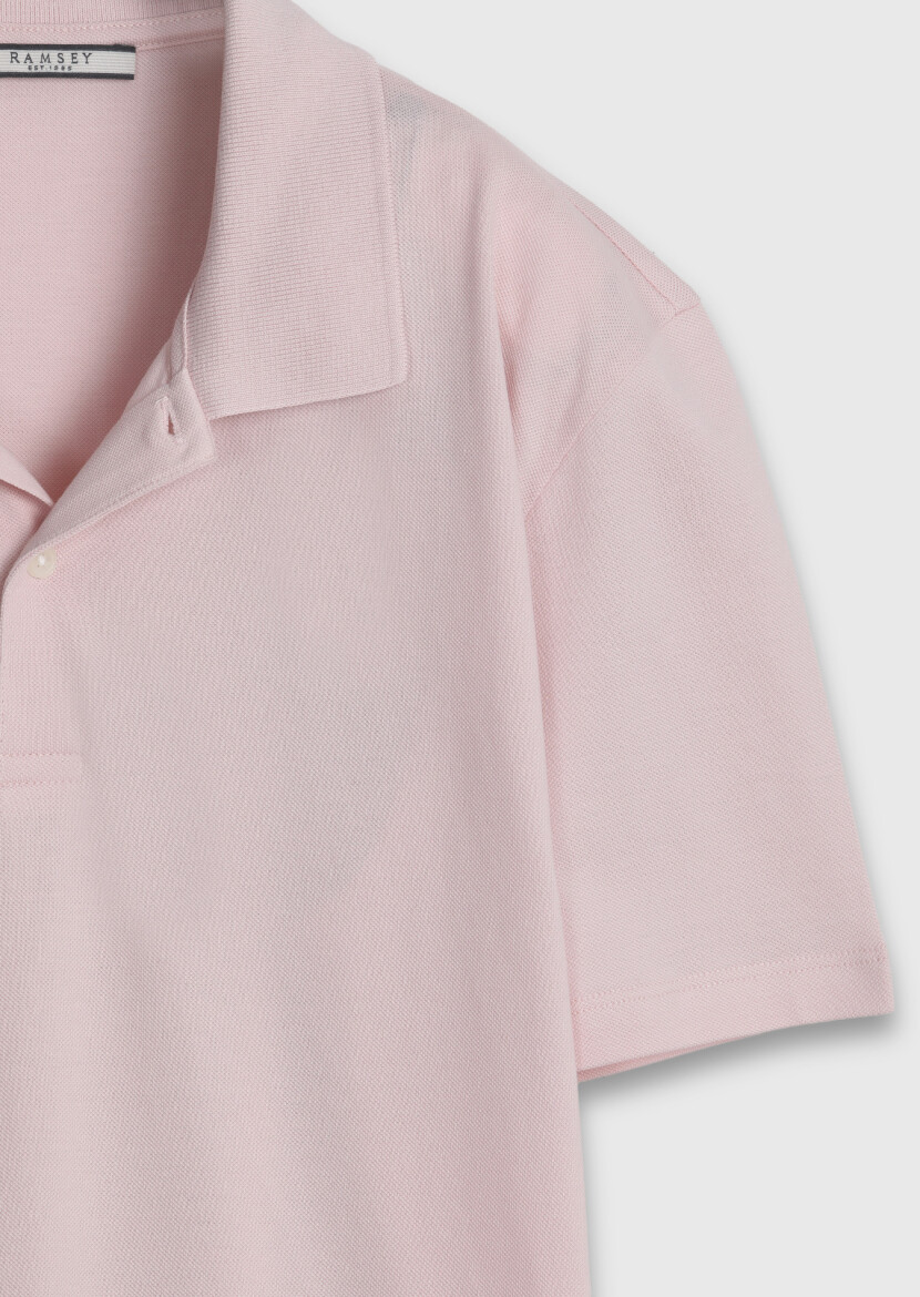 Pembe Düz %100 Pamuk T-Shirt - 8