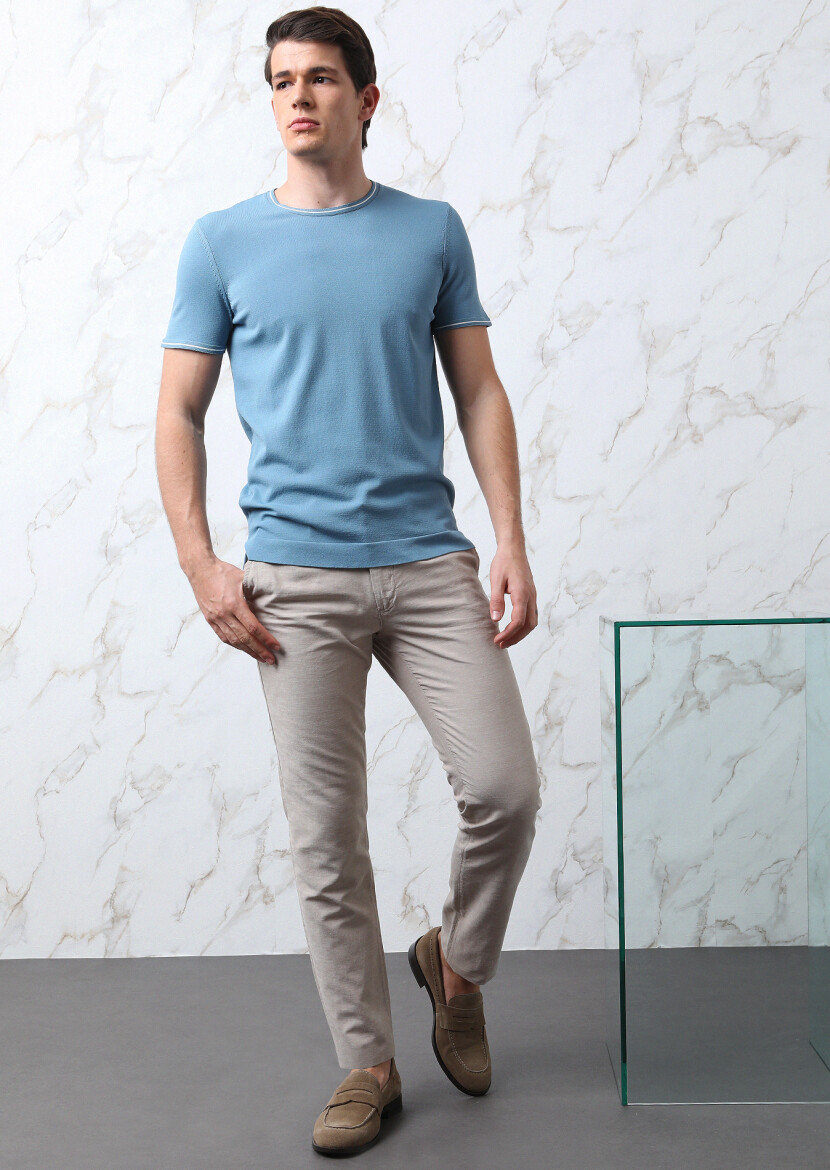 Petrol Blue Knitwear 