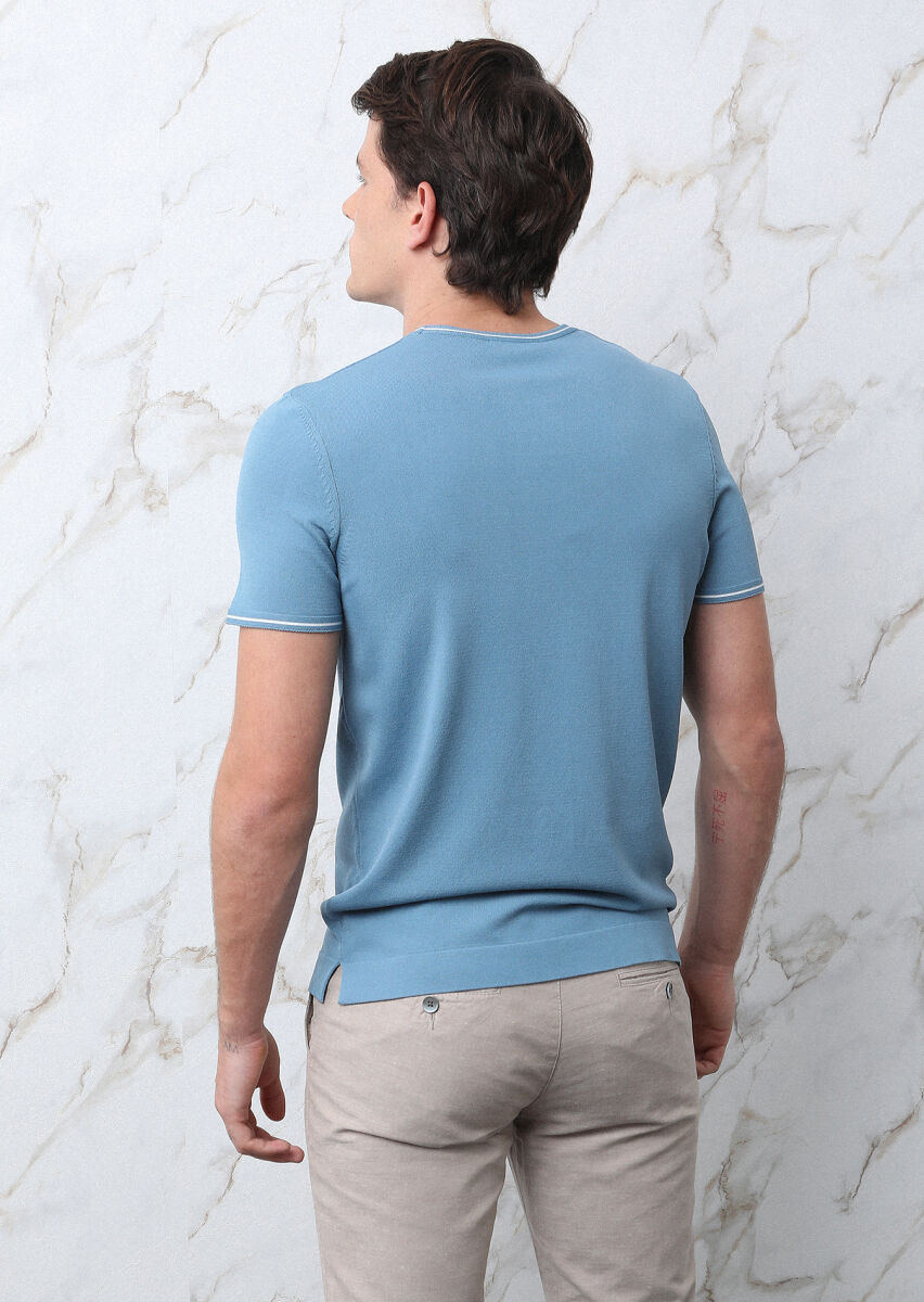 Petrol Blue Knitwear - 5