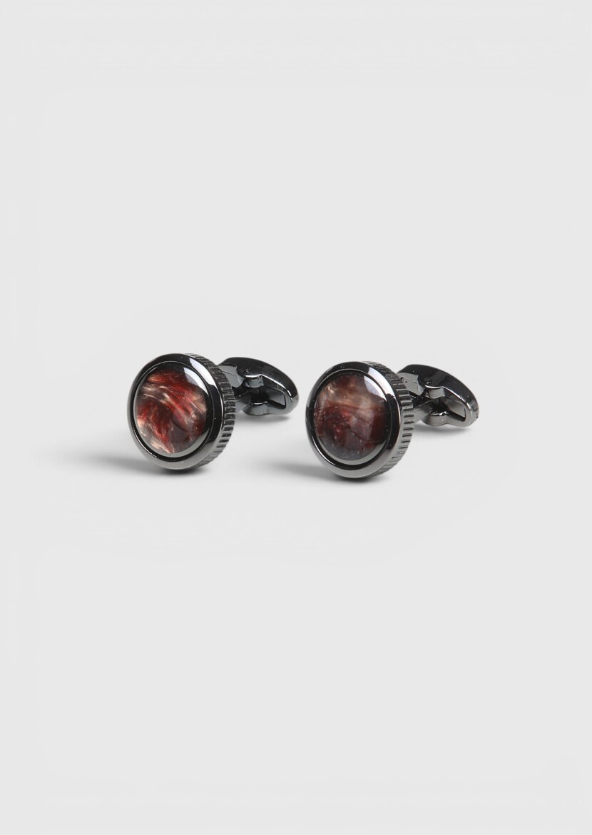Pink Metal Cuff Link - RAMSEY