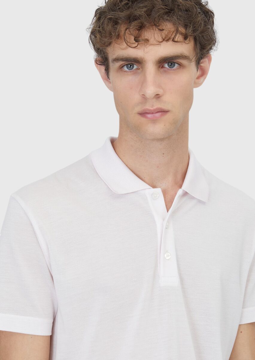 Pink Plain Cotton Blended T-Shirt - 3