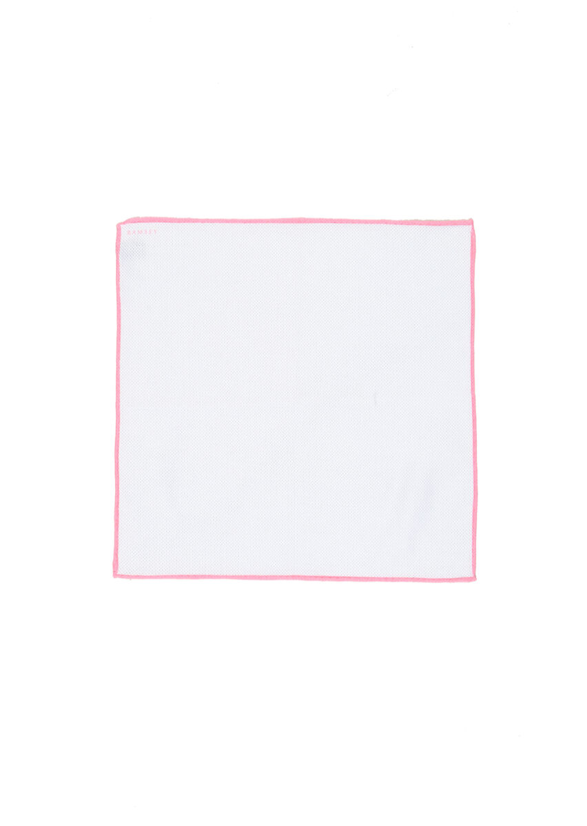 Purple %100 Keten Handkerchief - 1