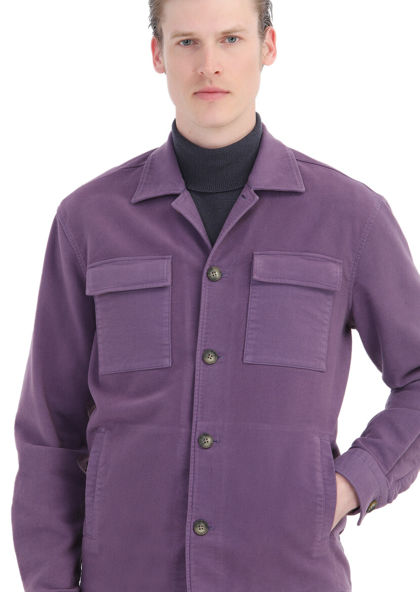 Purple Overshirt - 4