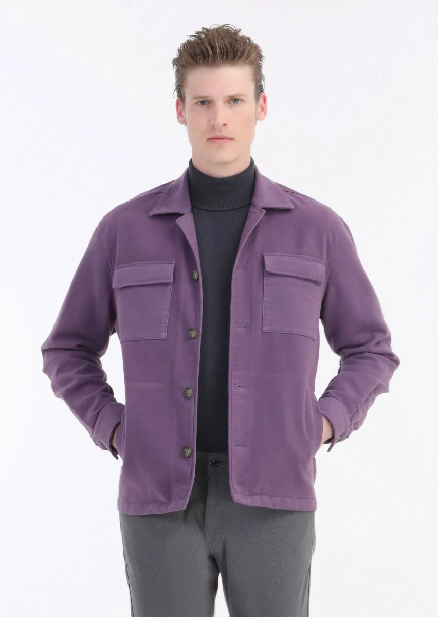 Purple Overshirt - 1