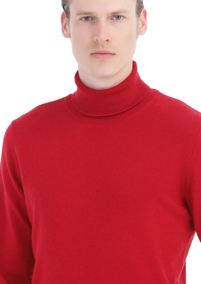 Red Knitwear Sweatshirt - 4