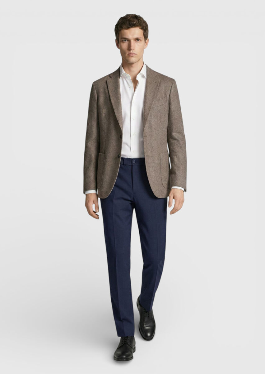 Renkli Zeroweight Slim Fit Yün Karışımlı Ceket - 2