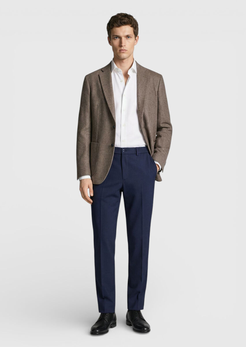 Renkli Zeroweight Slim Fit Yün Karışımlı Ceket - 3