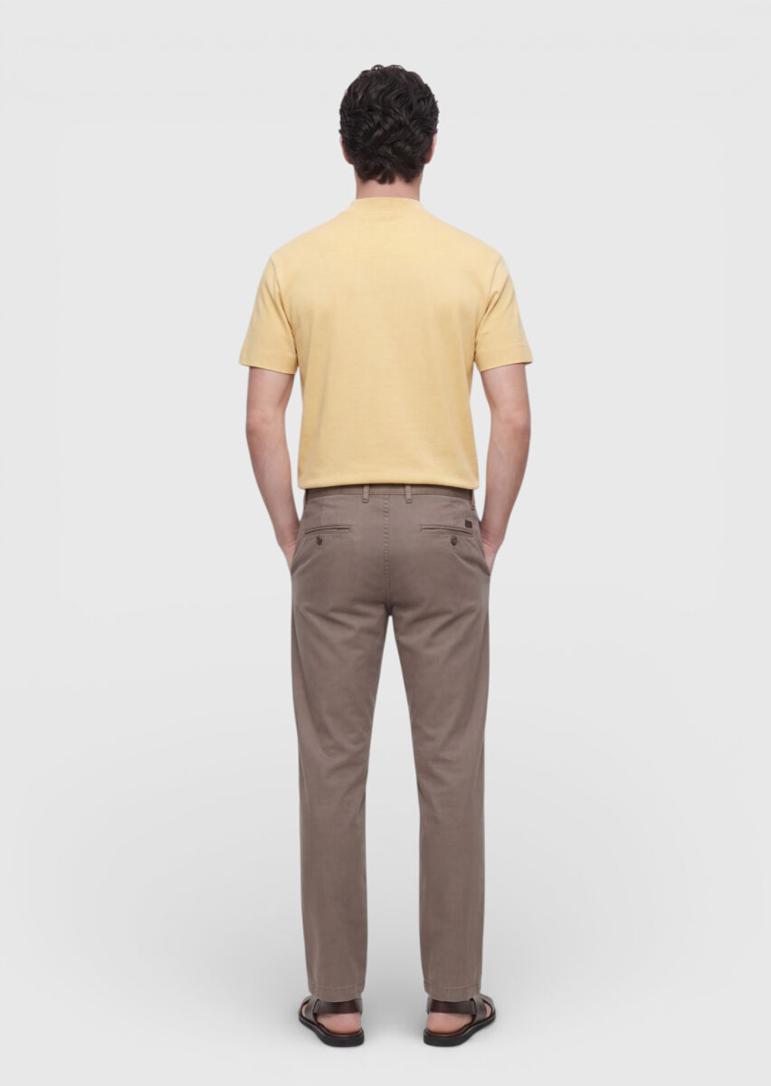 Saffron Plain Crew Neck 100% Cotton T-Shirt - 5