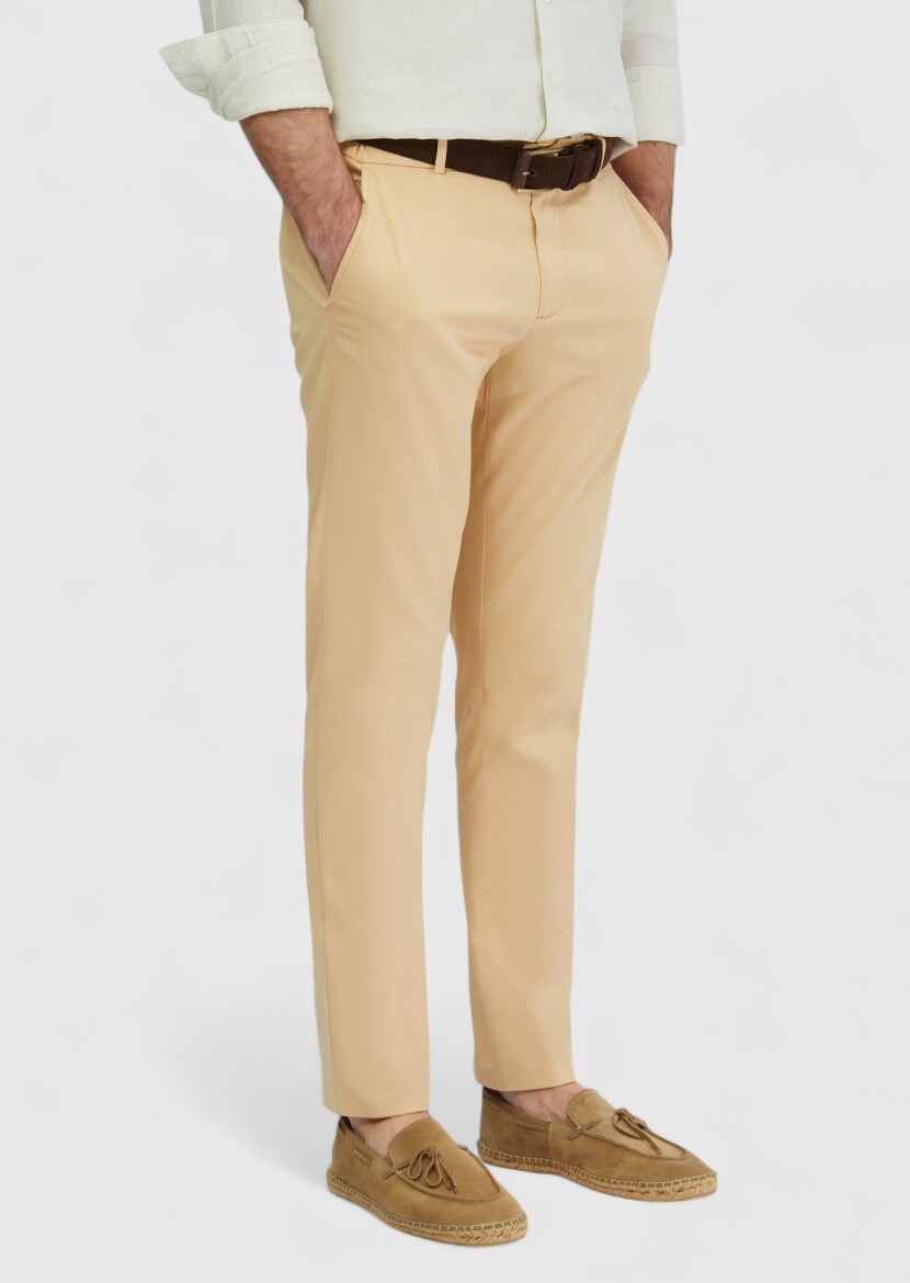 Saffron Weaving Jogging Fit Casual Cotton Blended Trousers - 3