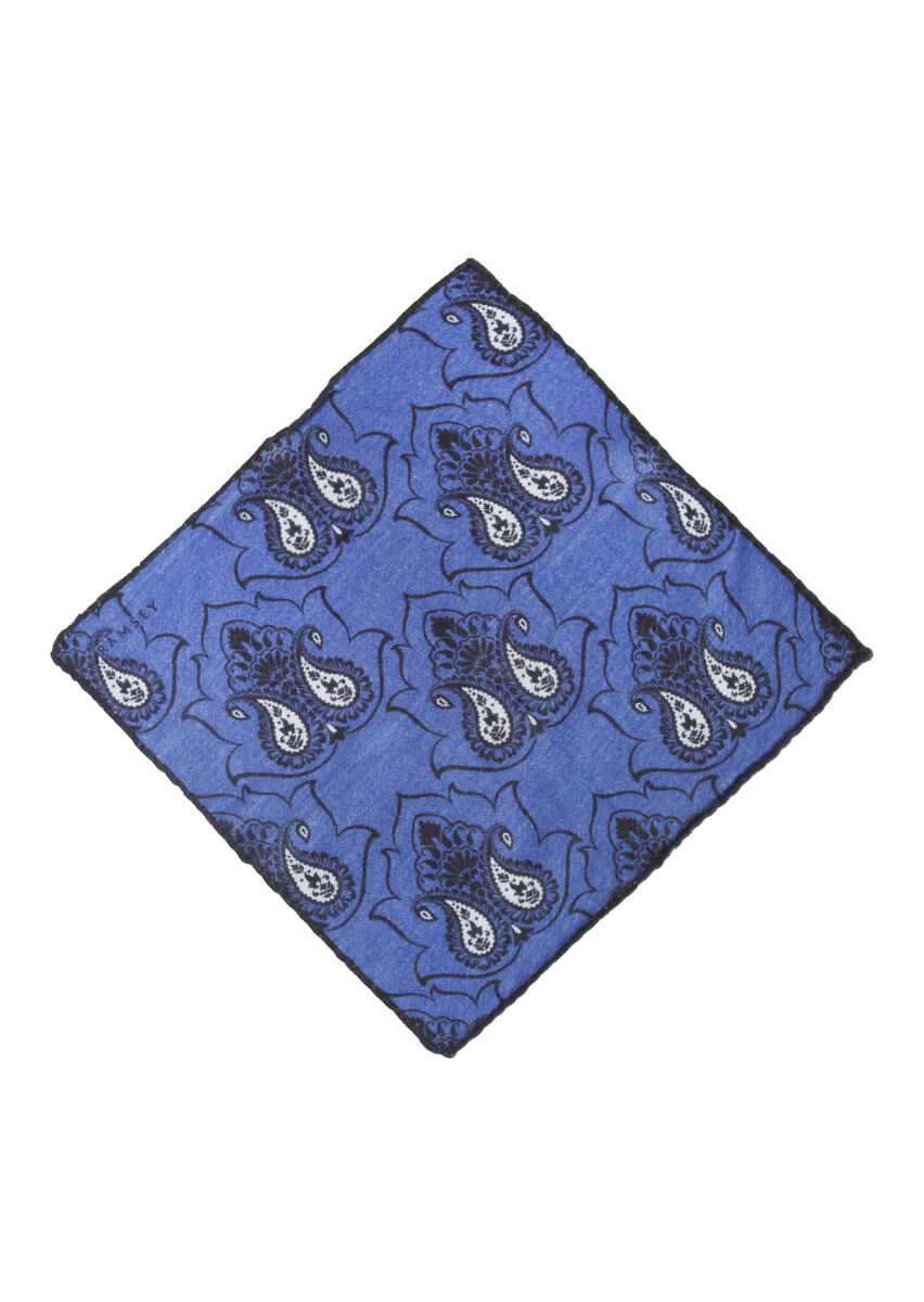 Saks %100 Yün Handkerchief - 1