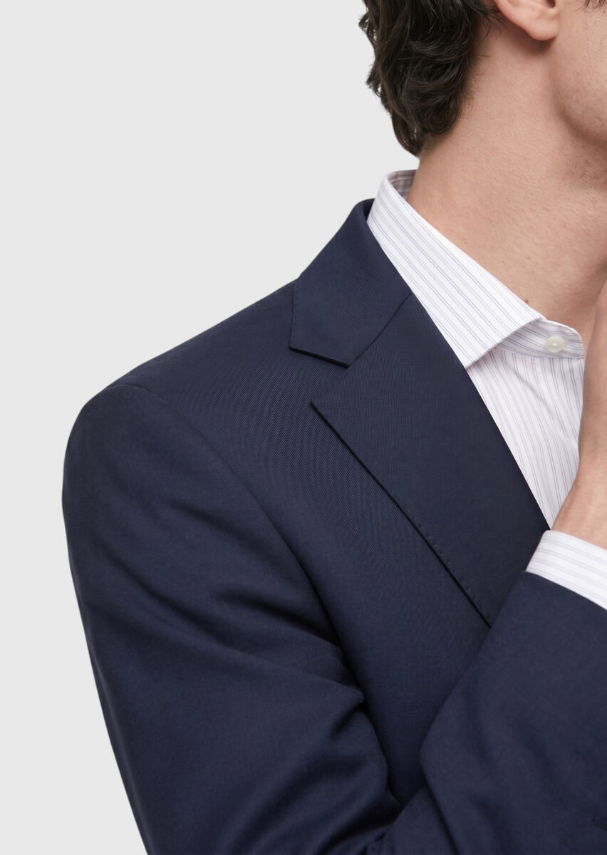 Saks Düz Regular Fit %100 Yün Takım Elbise - 3