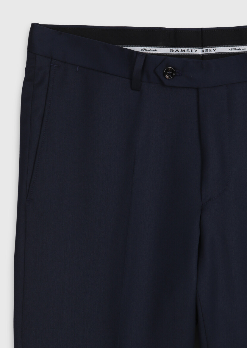 Saks Düz Regular Fit %100 Yün Takım Elbise - 10
