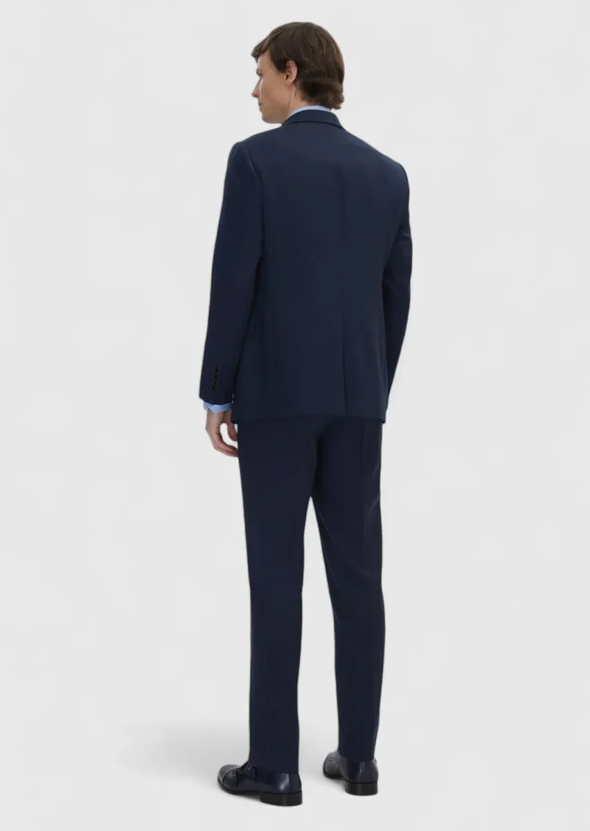 Saks Düz Regular Fit %100 Yün Takım Elbise - 7