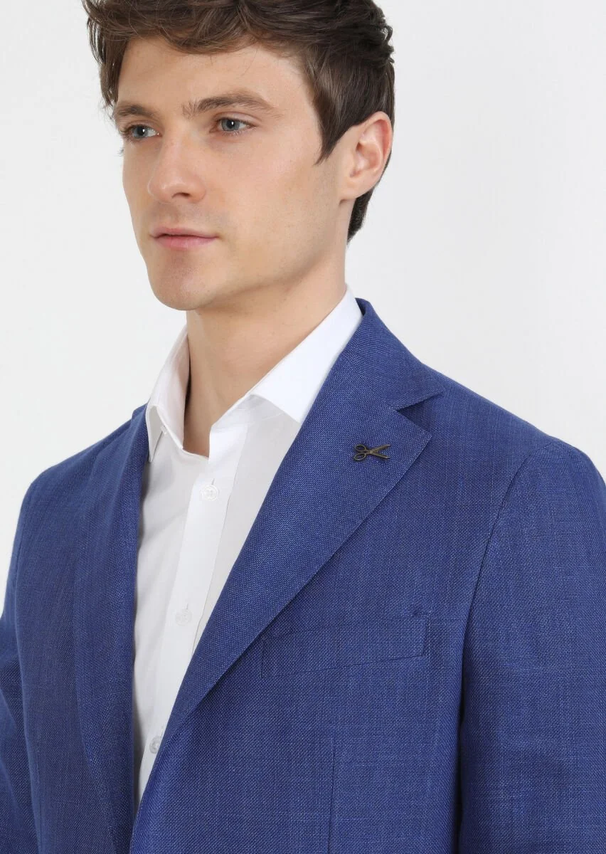 Saks Micro Comfort Fit Cotton Blended Jacket - 3