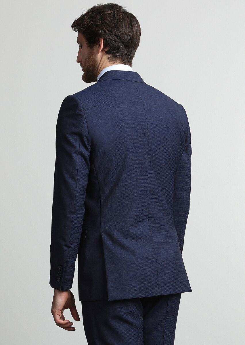 Saks Micro Thin&Taller Slim Fit 100% Wool Suit - 2