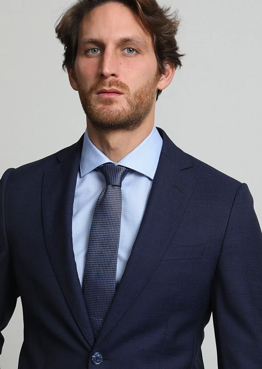 Saks Micro Thin&Taller Slim Fit 100% Wool Suit - 2